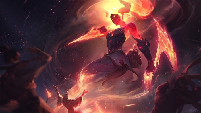 Infernal Akali from League of Legends 4K