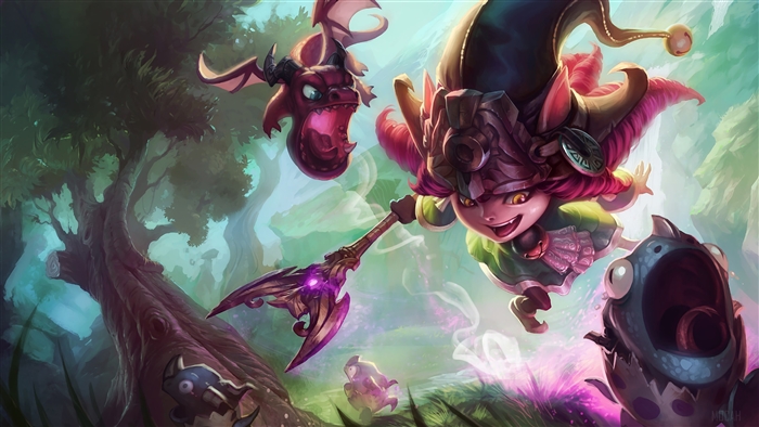 Dragon Trainer Lulu from League of Legends 4K