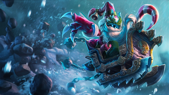 Bad Santa Veigar from League of Legends 4K