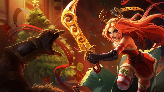 Slay Belle Katarina from League of Legends 4K