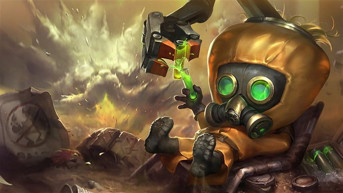 Hazmat Heimerdinger from League of Legends 4K