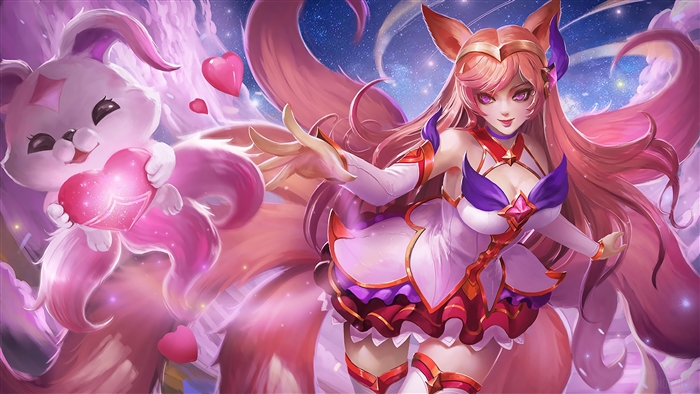 Star Guardian Ahri from League of Legends 4K