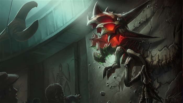 Jurassic Kog'Maw from League of Legends 4K