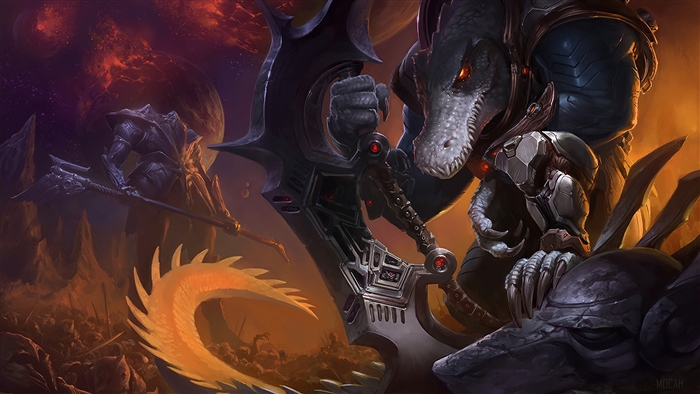 Galactic Renekton from League of Legends 4K