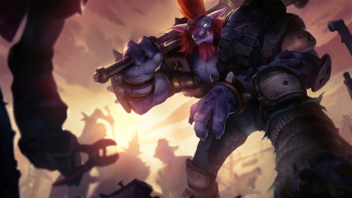 Junkyard Trundle from League of Legends 4K