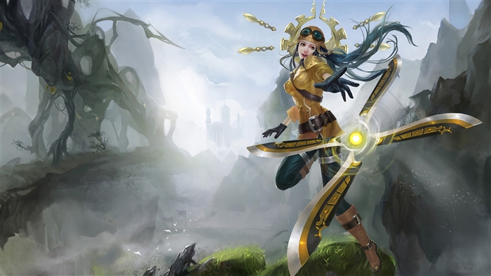 Aviator Irelia from League of Legends 4K