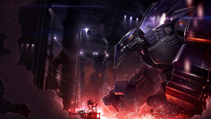 Mecha Malphite from League of Legends 4K