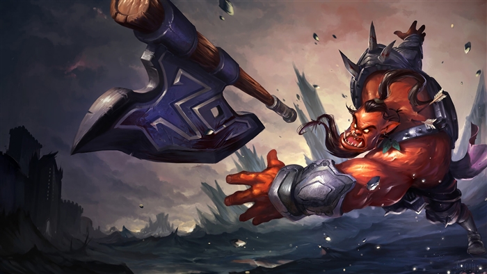 Rageborn Mundo from League of Legends 4K