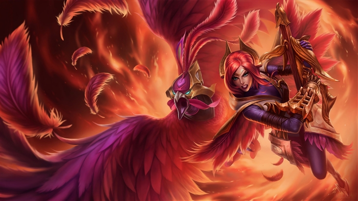 Phoenix Quinn from League of Legends 4K