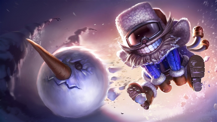 Snow Day Ziggs from League of Legends 4K
