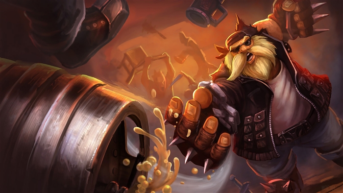 Vandal Gragas from League of Legends 4K