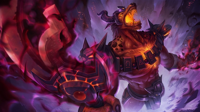 Infernal Nasus from League of Legends 4K