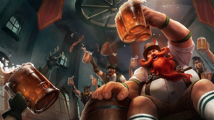 Oktoberfest Gragas from League of Legends 4K