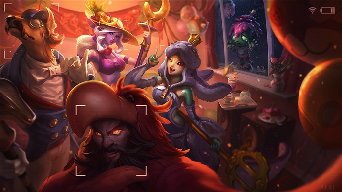 League of Legends Surprise Party Udyr, Nami, Nasus, Soraka, Amumu 4K