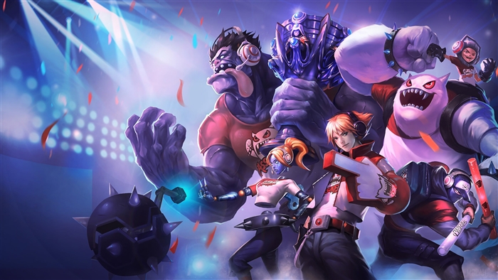 TPA Ezreal and team from League of Legends 4K