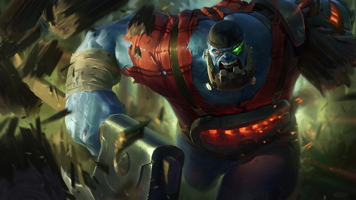 Lumberjack Sion from League of Legends 4K