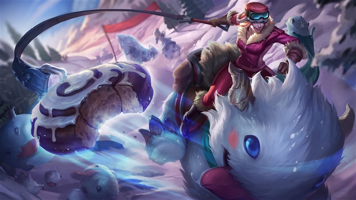 Poro Rider Sejuani from League of Legends 4K