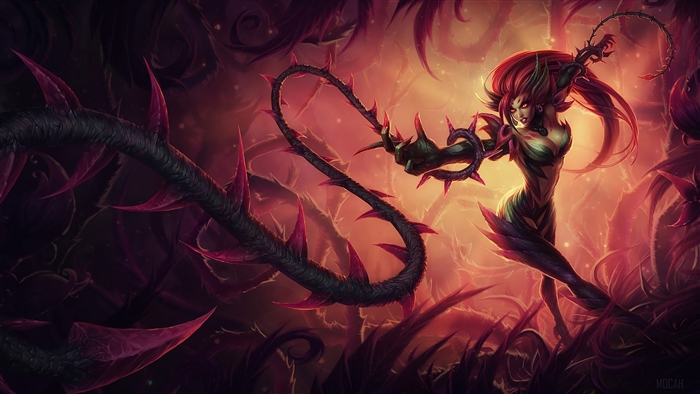 Zyra League of Legends 4K Splash Art