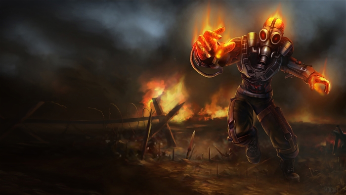 Apocalyptic Brand from League of Legends 4K