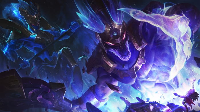 Worldbreaker Nasus and Trundle from League of Legends 4K
