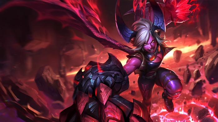 Demon Vi from League of Legends 4K