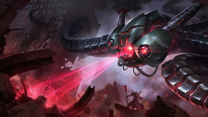 Battlecast Vel'Koz from League of Legends 4K