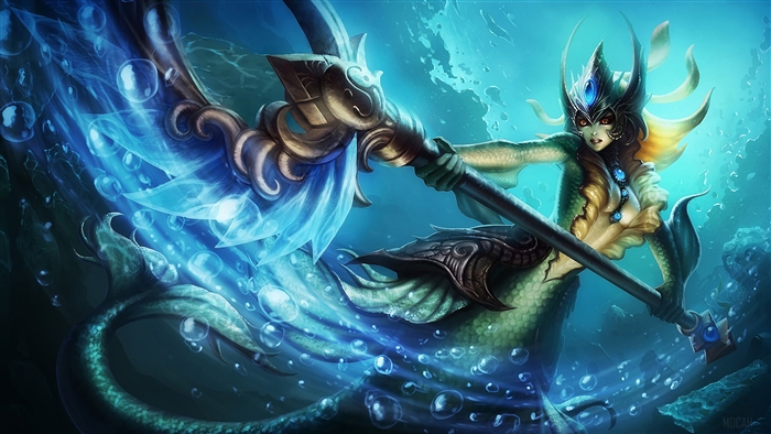 Nami from League of Legends 4K