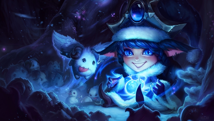 Winter Wonder Lulu from League of Legends 4K