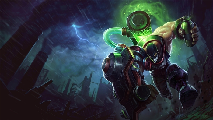 Augmented Singed from League of Legends 4K