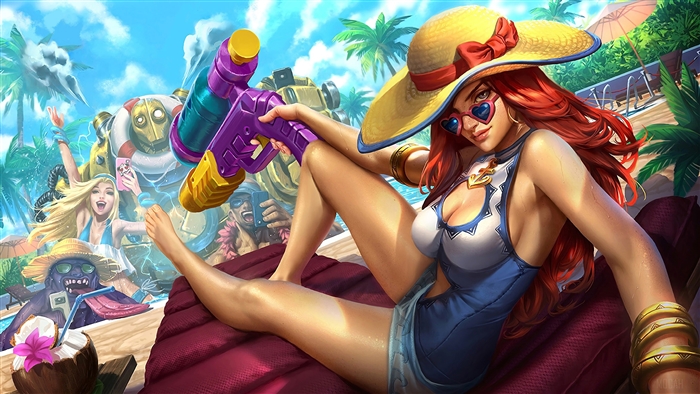Pool Party Miss Fortune from League of Legends 4K
