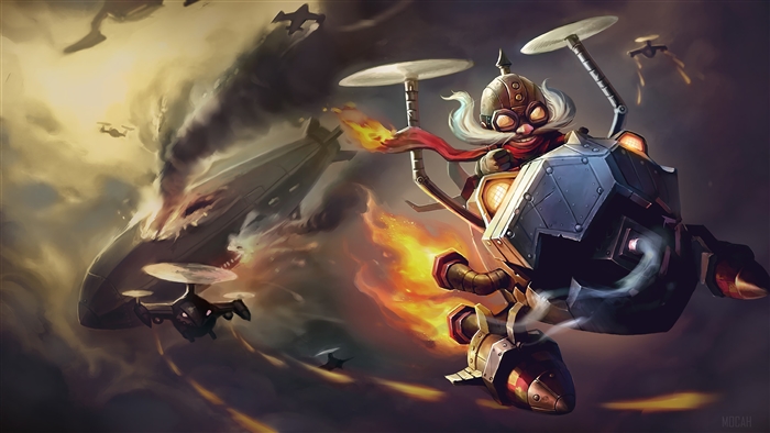 Corki from League of Legends 4K