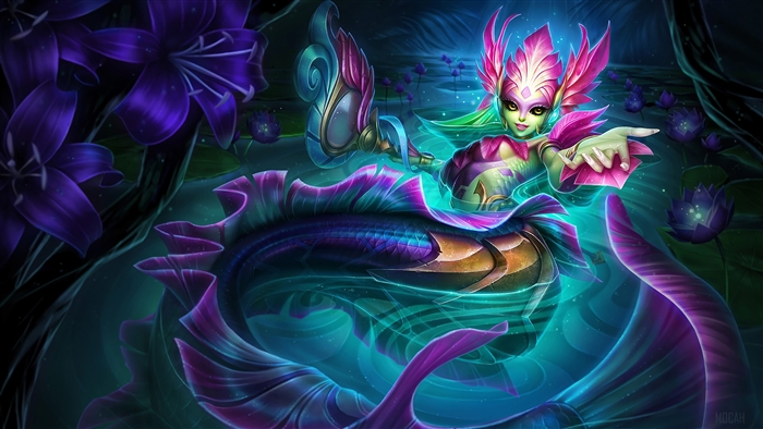 River Spirit Nami from League of Legends 4K