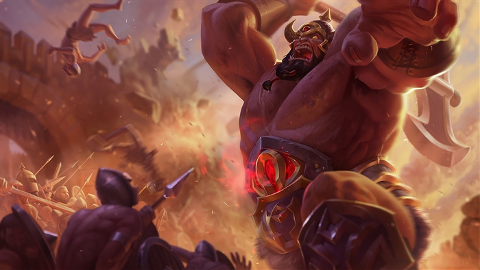 Barbarian Sion from League of Legends 4K