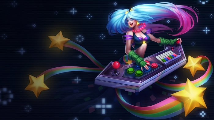 Arcade Sona from League of Legends 4K
