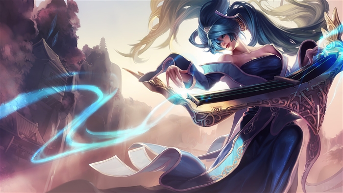 Sona from League of Legends 4K