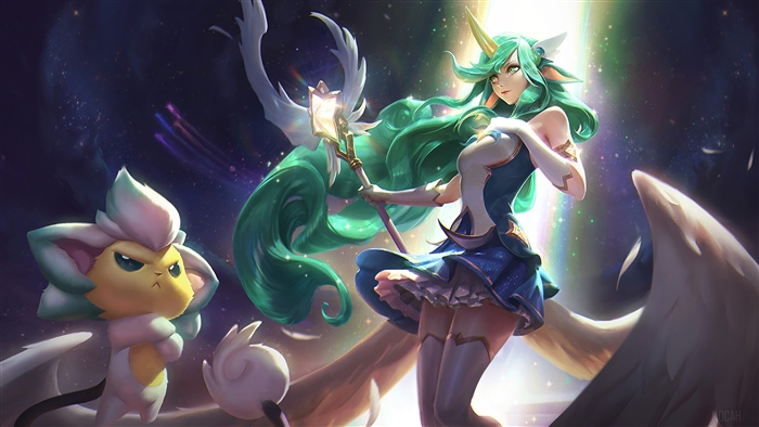 Star Guardian Soraka from League of Legends 4K