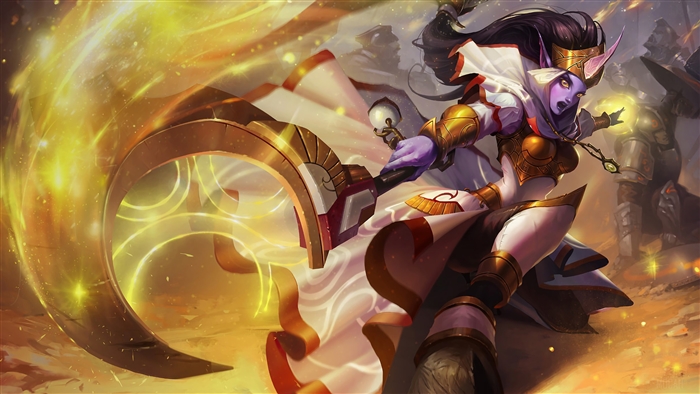 Celestine Soraka from League of Legends 4K