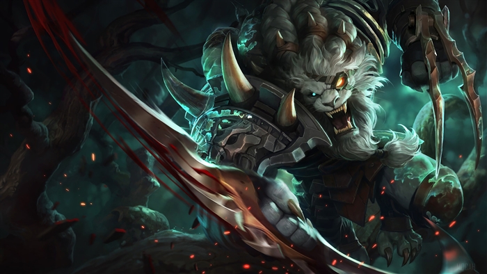 Rengar from League of Legends 4K