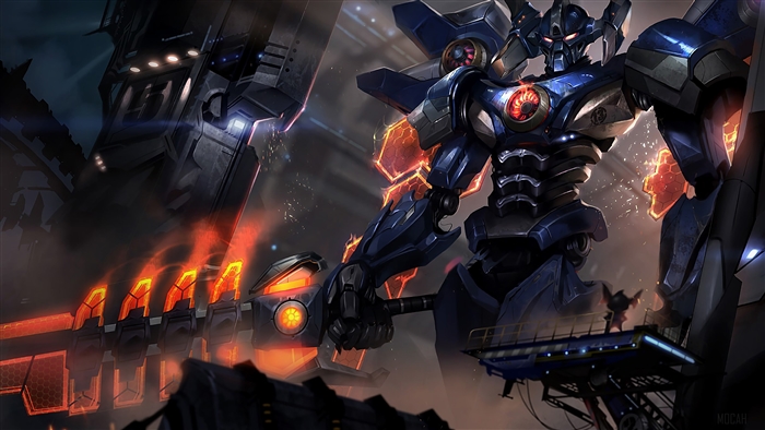 Mecha Aatrox from League of Legends 4K