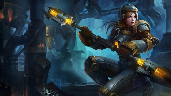 Steel Legion Lux from League of Legends 4K