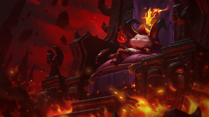 Little Devil Teemo from League of Legends 4K