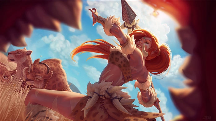 Nidalee from League of Legends 4K