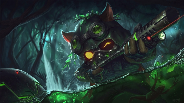 Omega Squad Teemo from League of Legends 4K