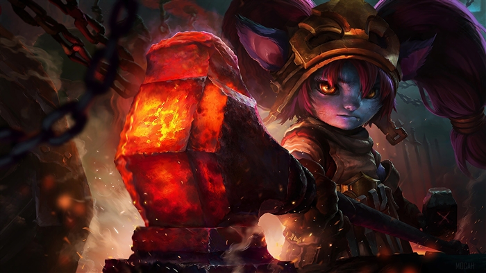 Blacksmith Poppy from League of Legends 4K