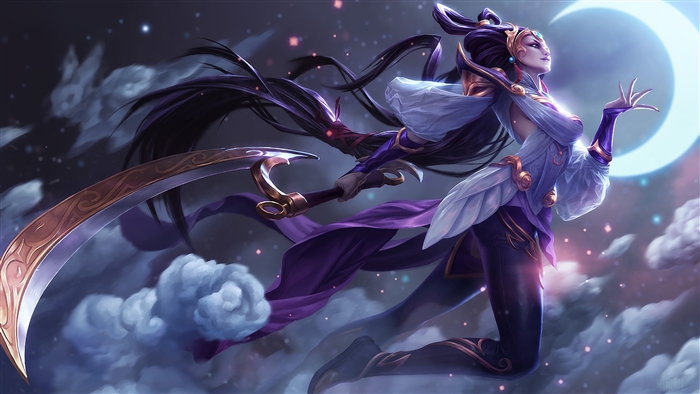 Lunar Goddess Diana from League of Legends 4K