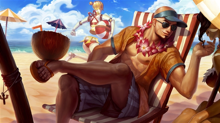Pool Party Lee Sin from League of Legends 4K