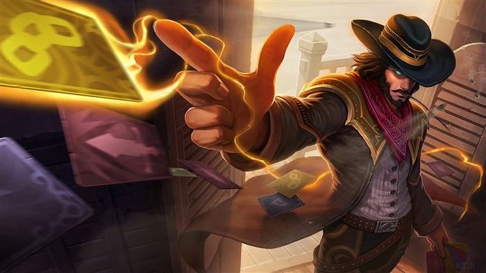 High Noon Twisted Fate from League of Legends Art 4K