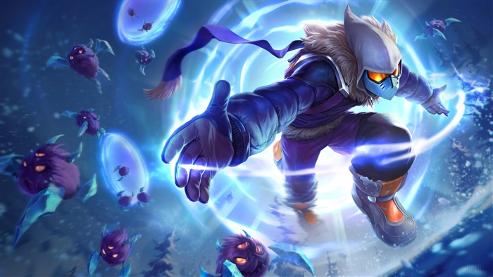 Snow Day Malzahar from League of Legends Art 4K