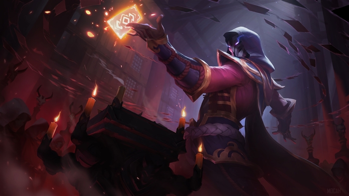 Blood Moon Twisted Fate from League of Legends 4K