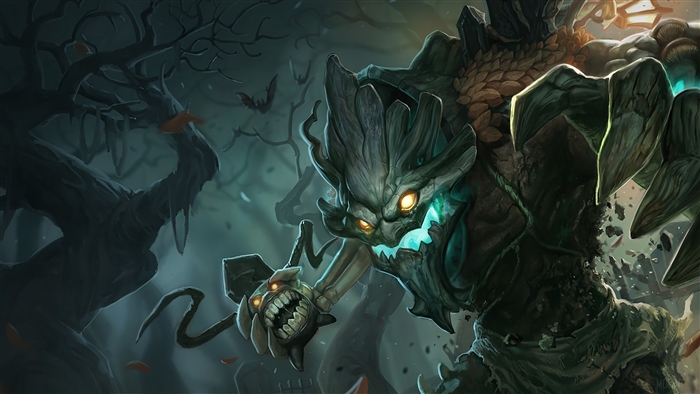 Haunted Maokai from League of Legends 4K